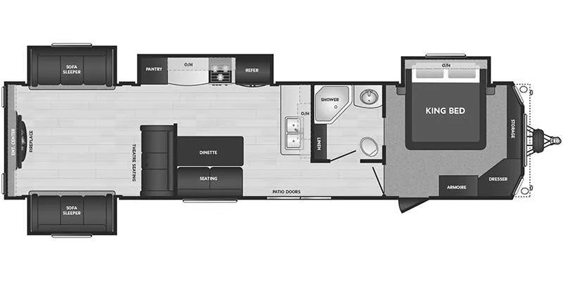 Keystone Residence 401RDEN floor plan