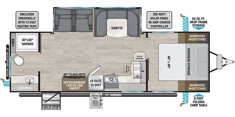 2024 Alliance RV Delta 262RB - Floor plan