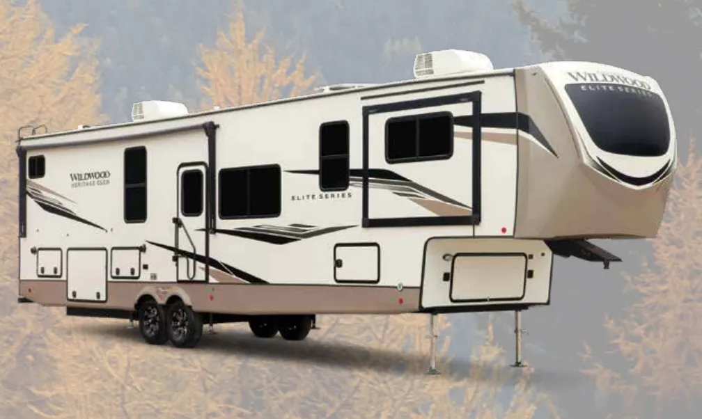 Forest River Wildwood Heritage Glen Elite 34RL exterior