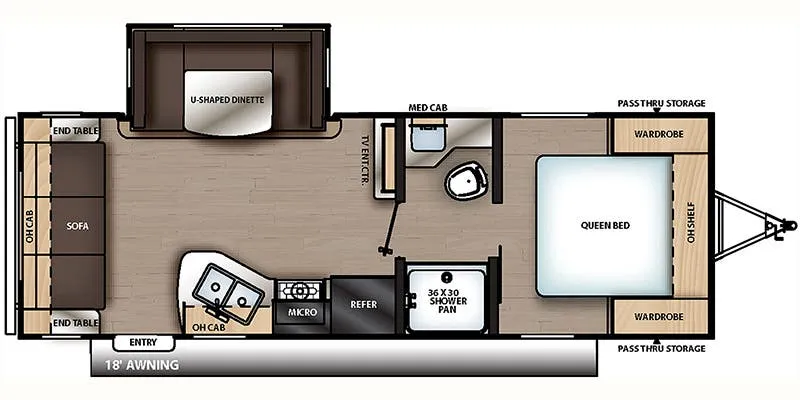 Coachmen Catalina Summit 231MKS floor plan