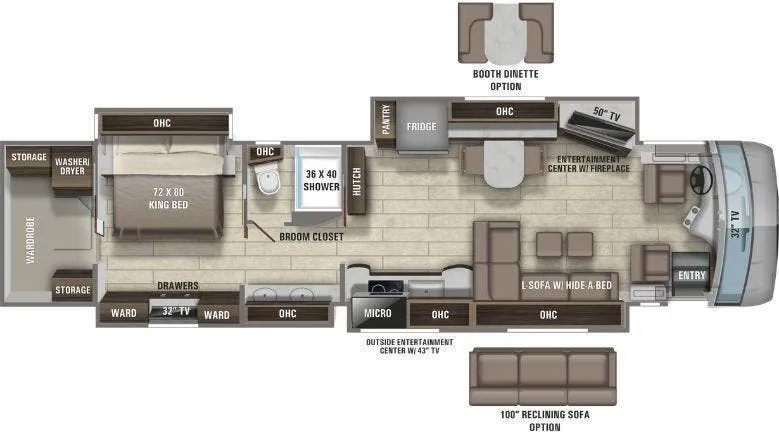 Entegra Coach Aspire 44Z floor plan