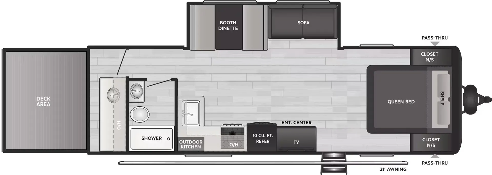 Keystone Springdale 266DECK floor plan