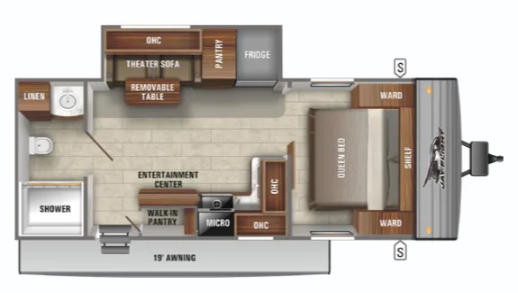 Jayco Jay Flight SLX 8 237RBSW floor plan