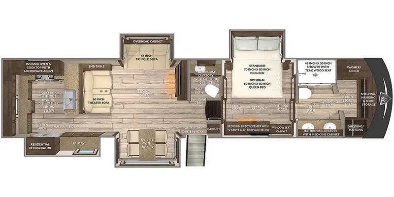 Vanleigh Vilano 390LK floor plan