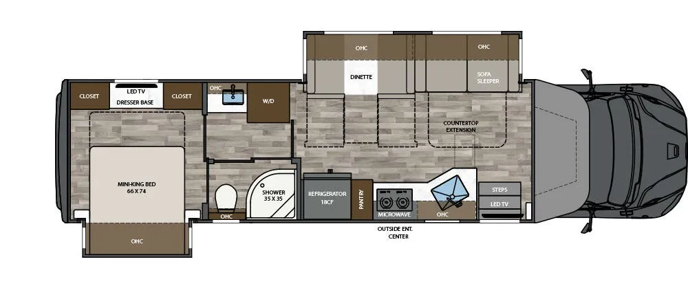 2026 Renegade RV Verona 36VSB floor plan