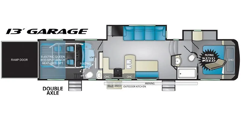 2019 Heartland Torque TQ 371 floor plan