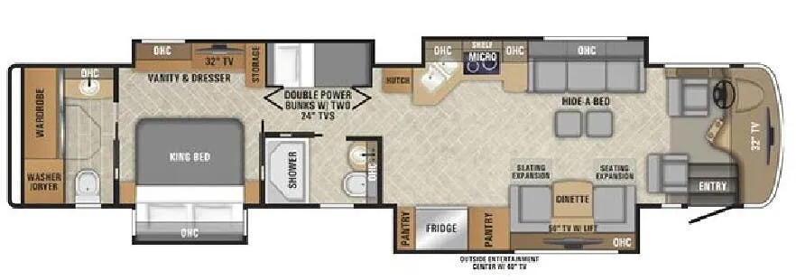 Entegra Coach Aspire 44R floor plan