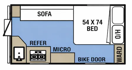Forest River Viking Express 12.0 TD MAX floor plan