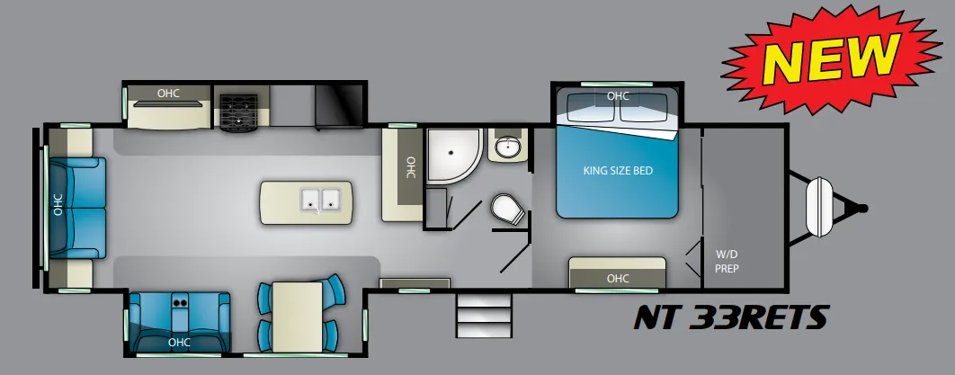 Heartland North Trail 33RETS floor plan