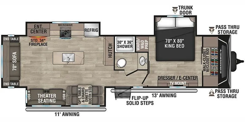 K-Z Connect C313MK floor plan