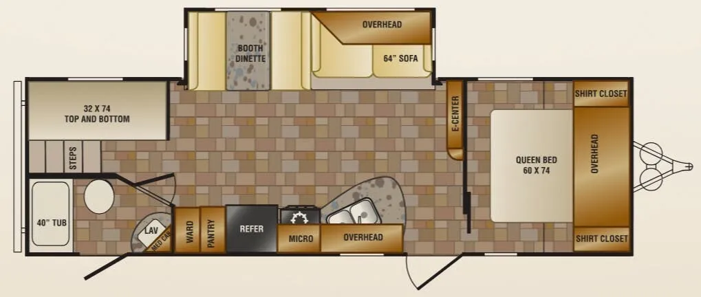 CrossRoads Z-1 1 ZT271BH floor plan