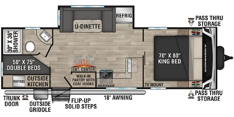 K-Z Connect C251BHK floor plan