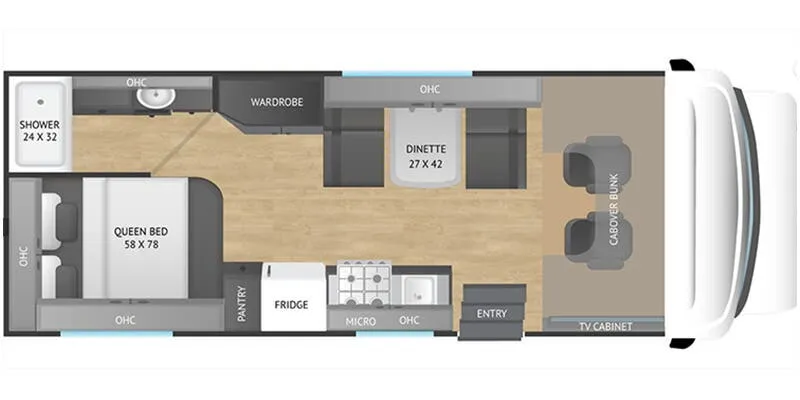 Nexus Triumph 23T floor plan