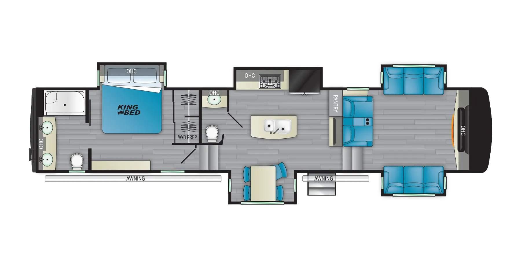 Heartland  3902FL floor plan