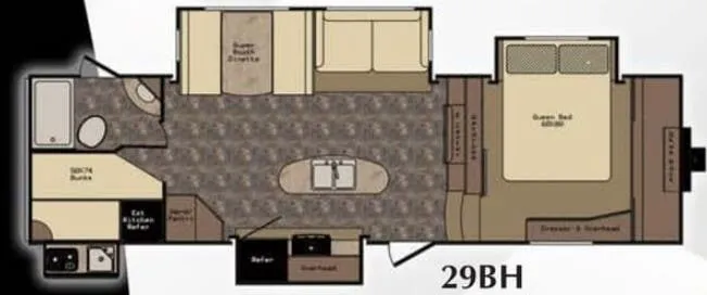 CrossRoads Sunset Trail Grand Reserve SF29BH floor plan