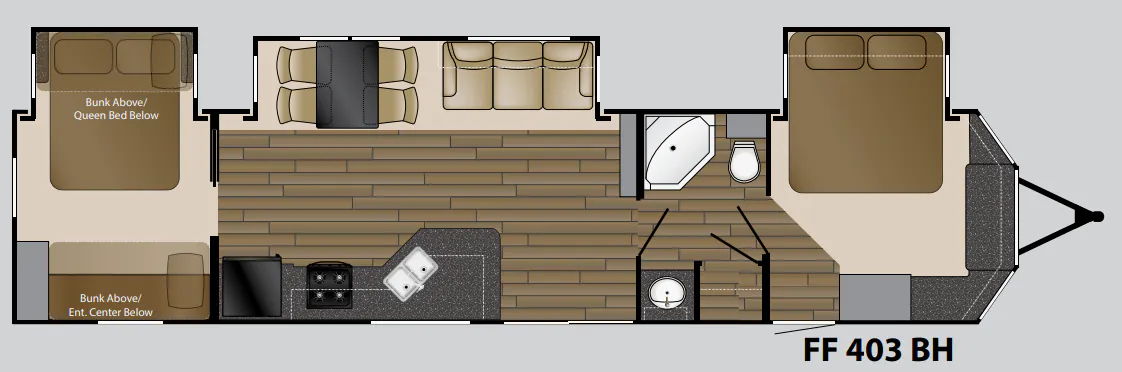 Heartland Fairfield 403 BH floor plan