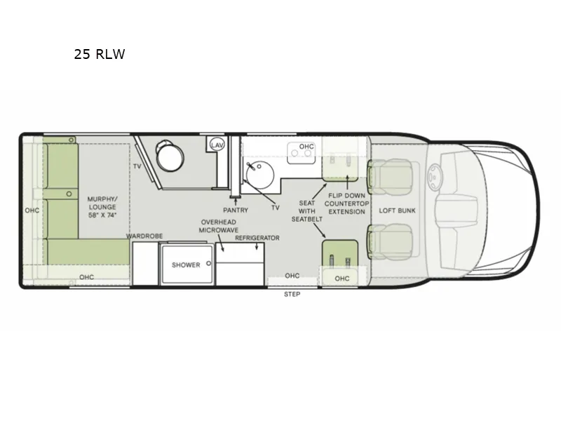2024 Tiffin Wayfarer 25 RLW - Photo 3