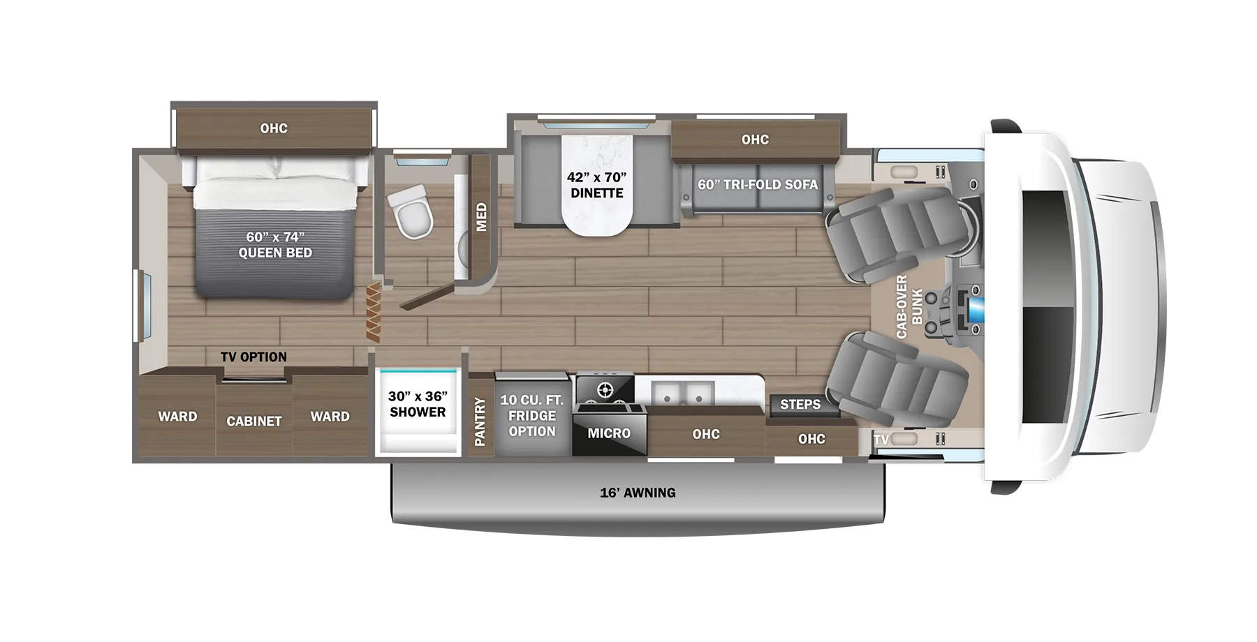 Jayco Greyhawk 29MV floor plan