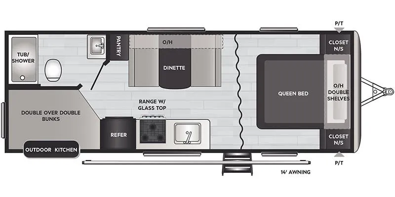 2019 Keystone Springdale 220BHWE - Floor plan
