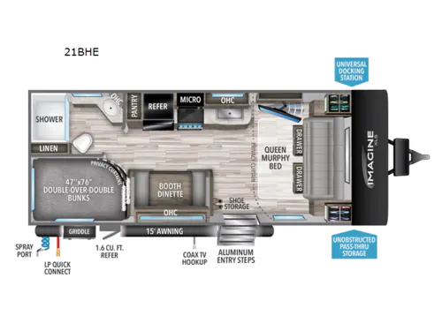 2022 Grand Design Imagine XLS 21BHE, Photos photo 2