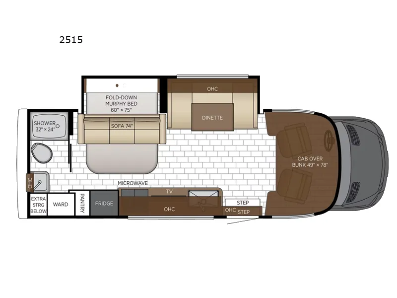 2026 Newmar Freedom Aire 2515 - Floor plan
