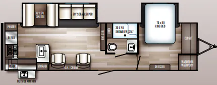 Palomino Solaire 304 RKDS floor plan