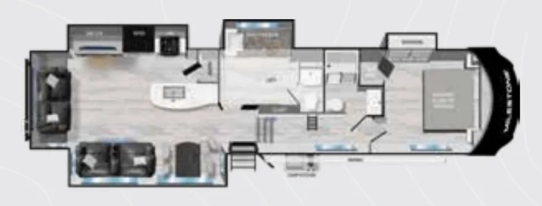 Heartland Milestone 377MB floor plan