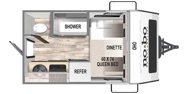 2023 Forest River No Boundaries NB16.1 - Floor plan