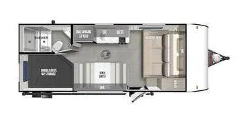 Forest River EVO Select 179DB floor plan