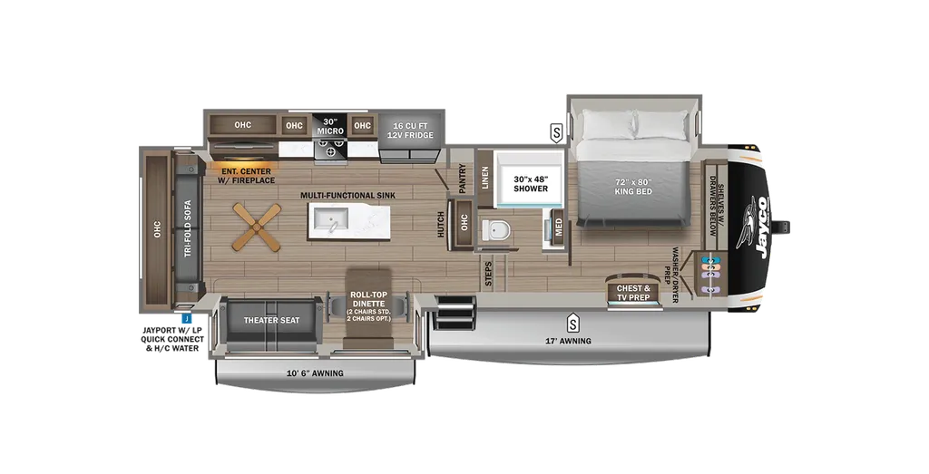 2026 Jayco Eagle 321RSTS floor plan
