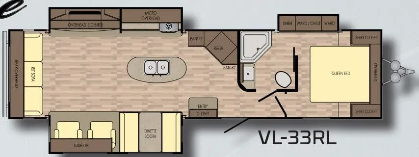 CrossRoads Volante 33RL floor plan