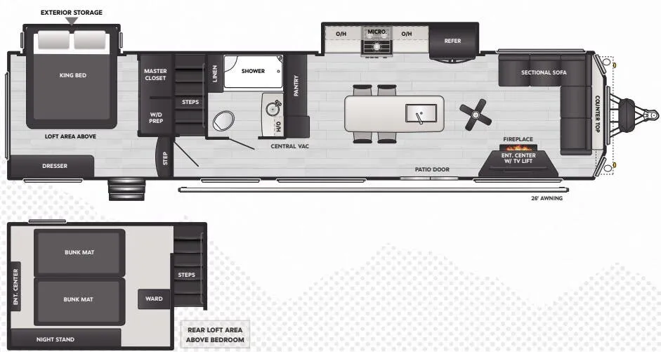 Keystone Residence 401FLSL floor plan