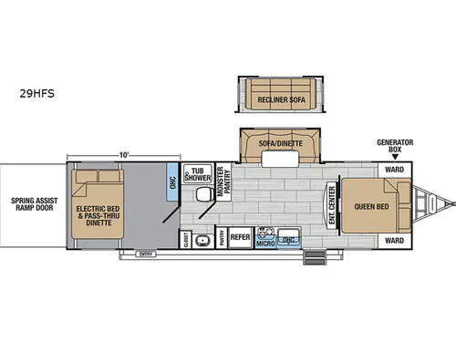 2019 Forest River XLR Hyperlite 29HFS