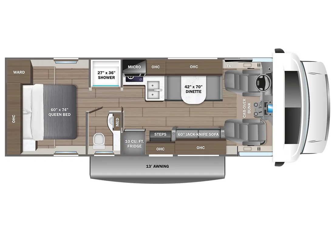 Entegra Coach Odyssey SE 27NF floor plan