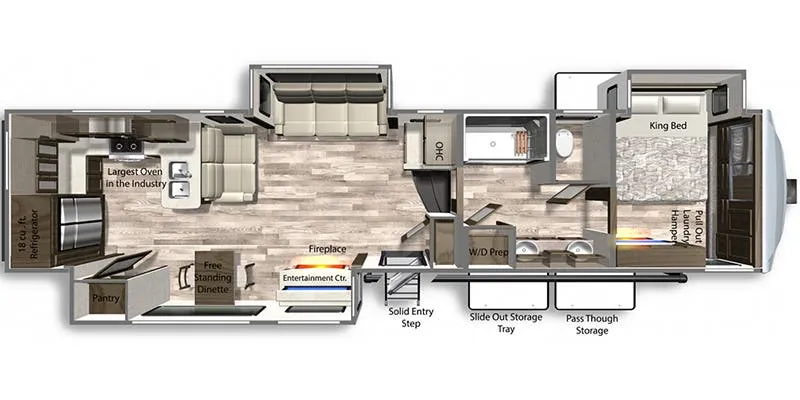 Dutchmen Yukon 399ML floor plan