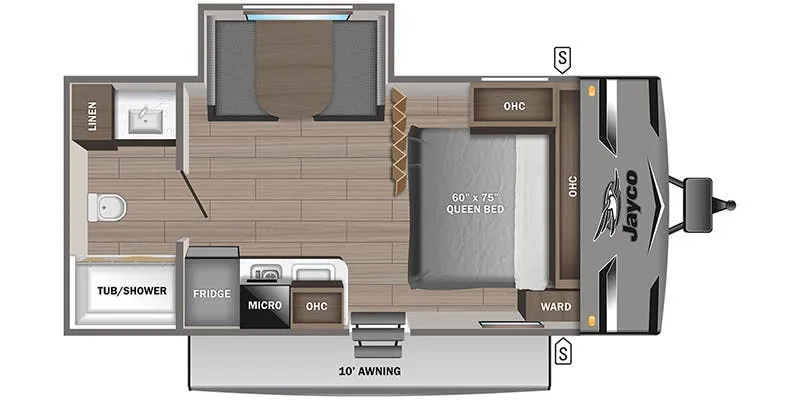 2024 Jayco Jay Flight SLX 183RB - Floor plan