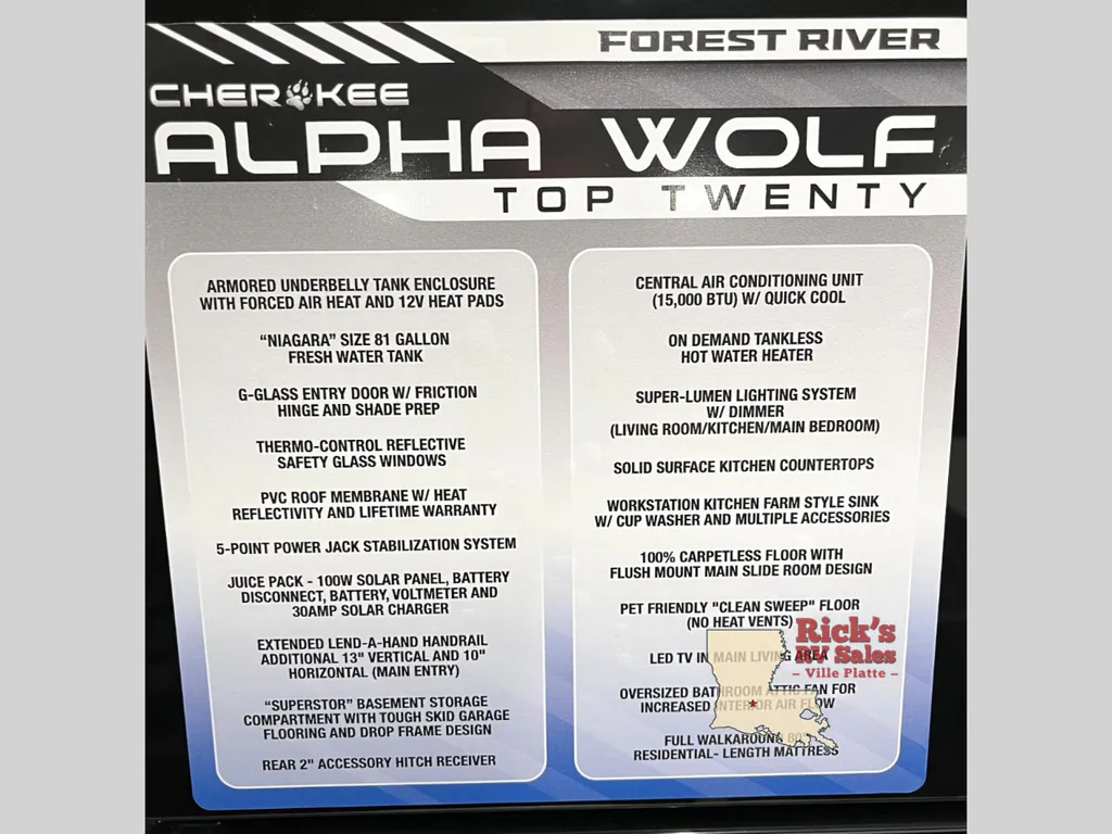 2026 Forest River Cherokee Alpha Wolf 25RB, Photos photo 10
