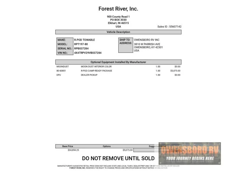 2027 Forest River R-Pod RP-197 - Photo 2
