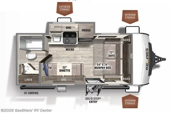 2022 Forest River Rockwood Geo Pro 19FDS - Photo 3
