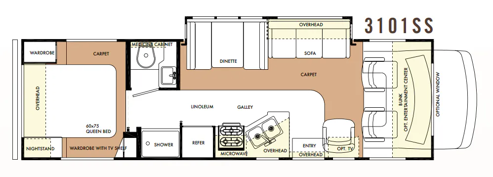 Forest River Forester 3011SS floor plan