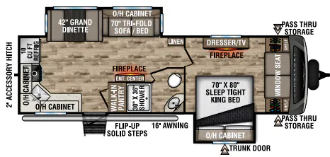 Venture RV SportTrek Touring Edition STT272VRK floor plan