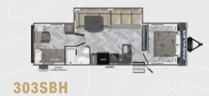 2023 Heartland Prowler 303SBH - Floor plan