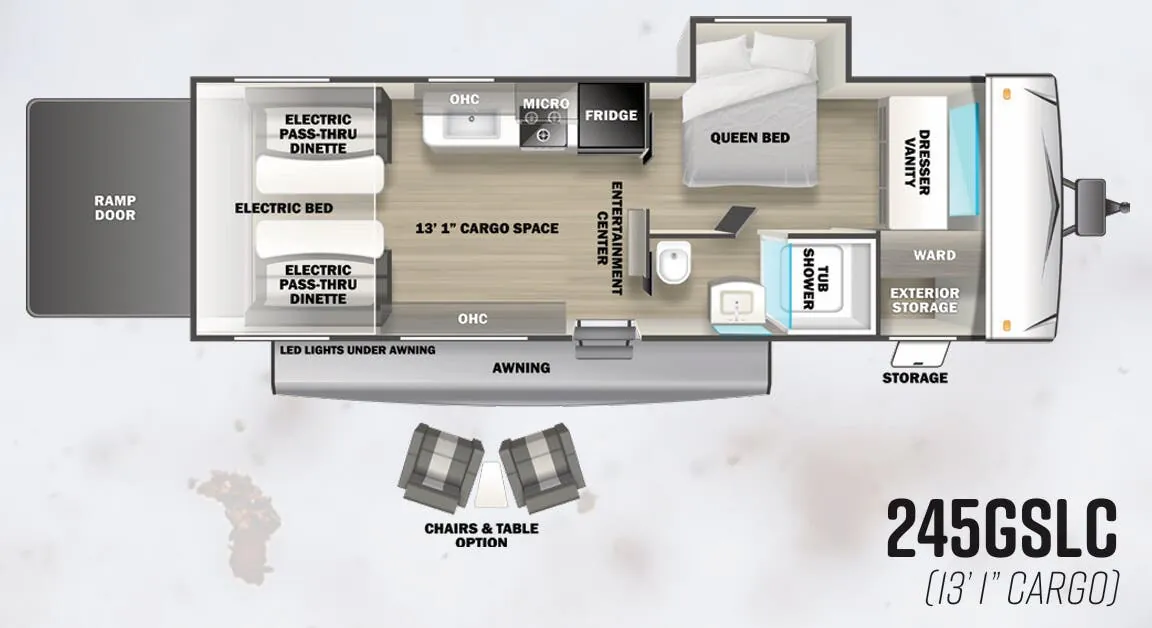 Forest River Sandstorm SLC 245GSLC floor plan