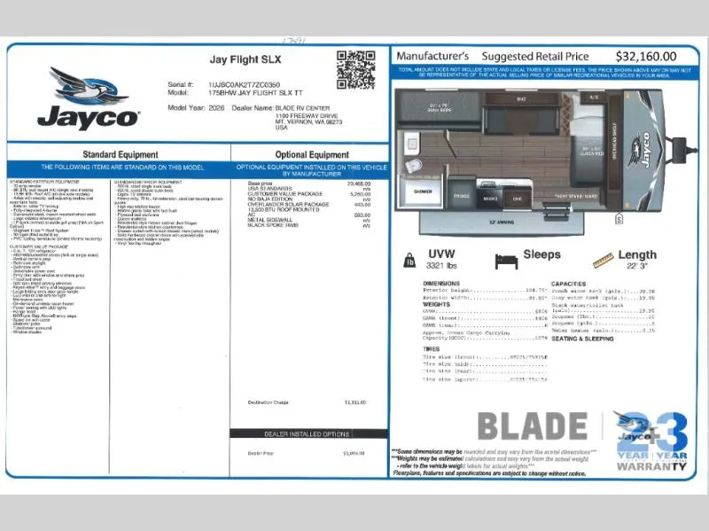 2026 Jayco Jay Flight SLX 175BHW - Photo 3
