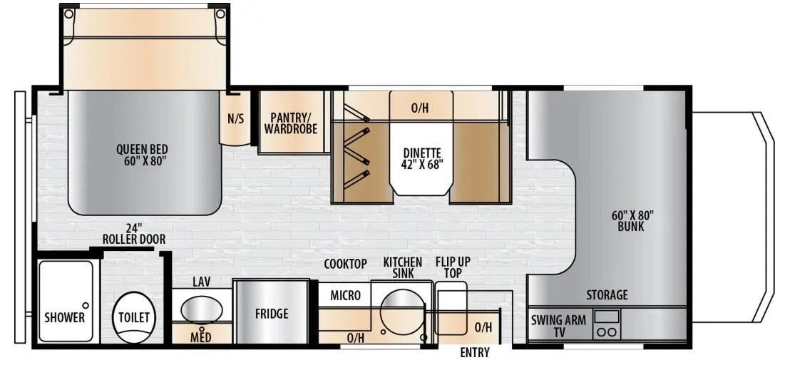 East to West College Avenue 2201S floor plan