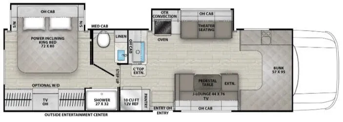 2026 Coachmen Entourage 330DS floor plan