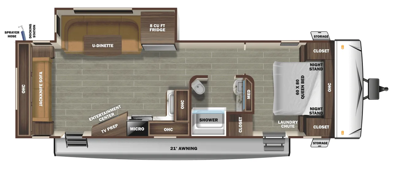 2020 Starcraft Super Lite 262RL - Floor plan