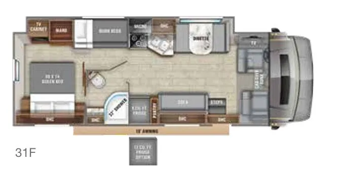 Entegra Coach Esteem 31F floor plan