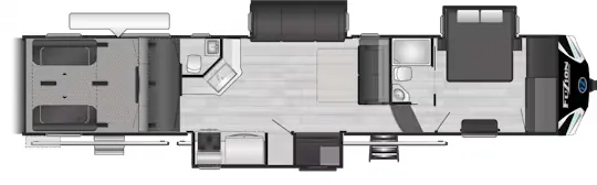 Keystone Fuzion 428 floor plan