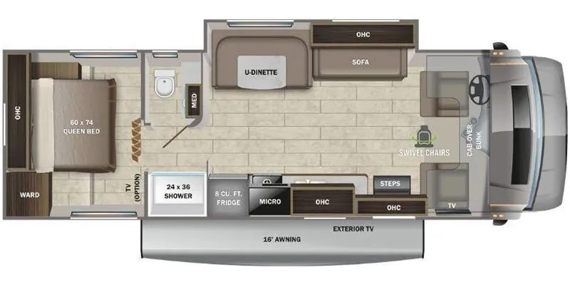 Entegra Coach Odyssey 29K floor plan